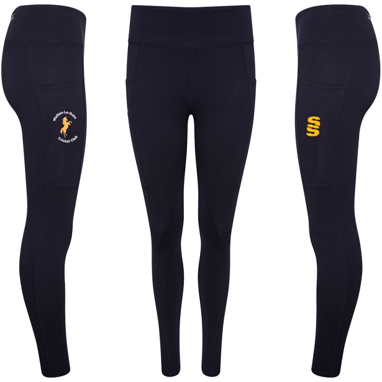 Youth's Performance Full Length Leggings : Navy
