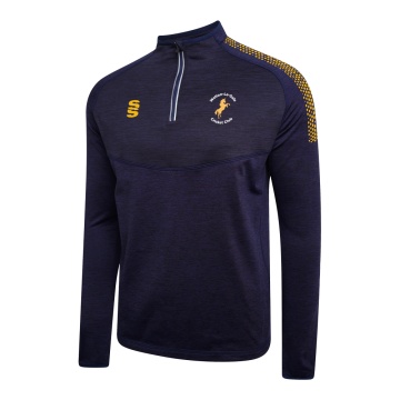 1/4 Zip Dual Performance Top : Navy