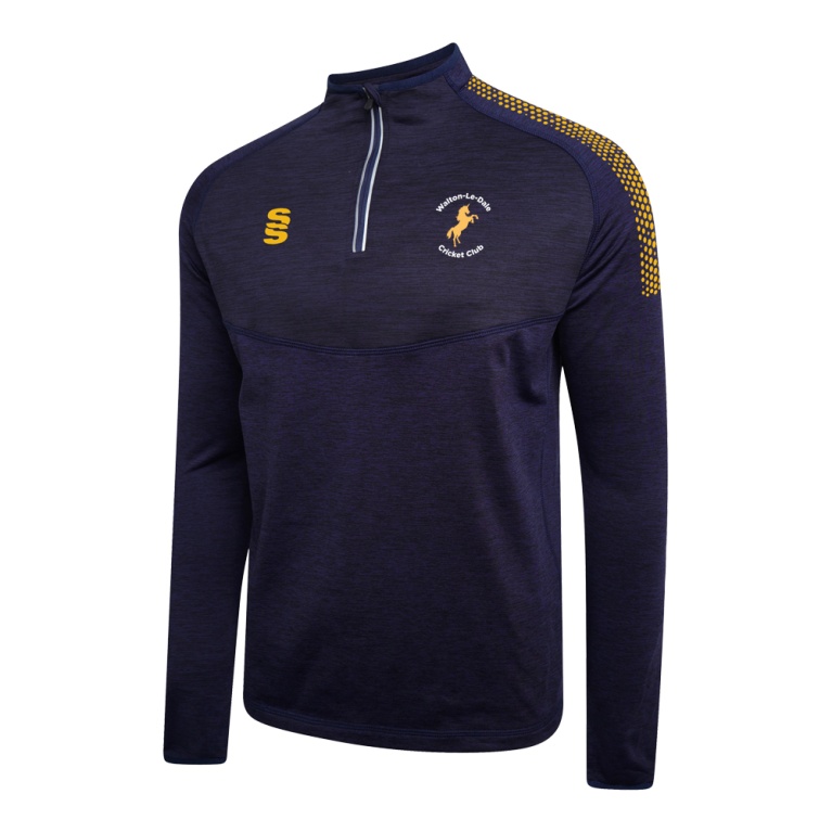 Women's 1/4 Zip Dual Performance Top : Navy